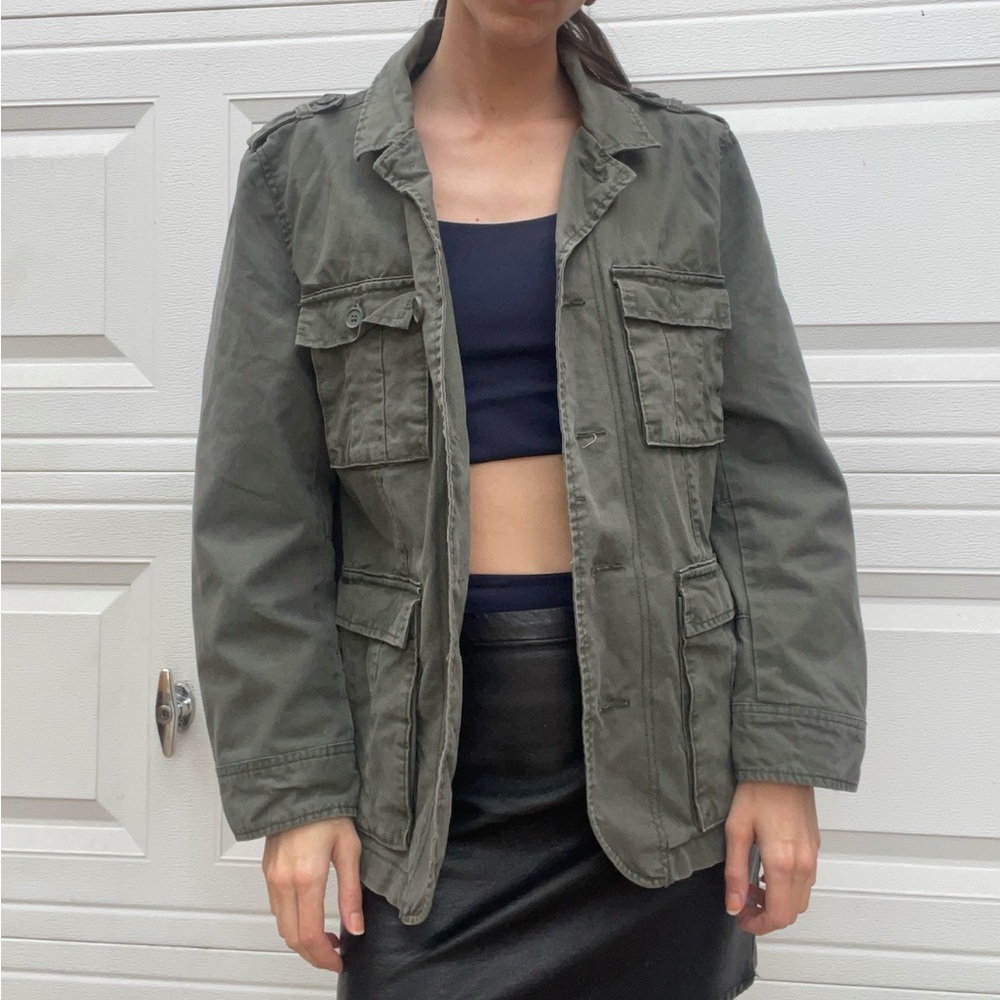 Divided Dark Green Women's Utility Jacket